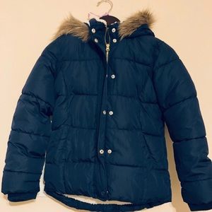 Kids zip hooded jacket